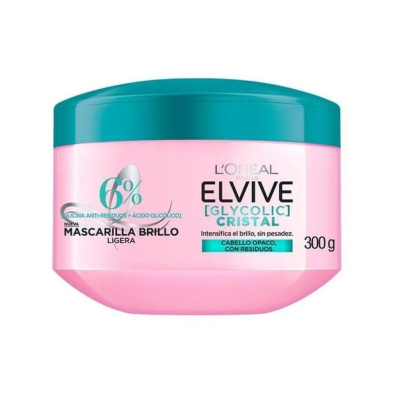 L'oreal Paris Glycolic Cristal Mascarilla Capilar 300 Grs. L'oreal Paris Glycolic Cristal Mascarilla Capilar 300 Grs.