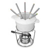 JUEGO DE FONDUE HIERRO FUNDIDO BLANCO JUEGO DE FONDUE HIERRO FUNDIDO BLANCO