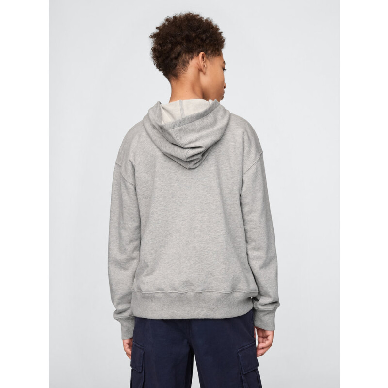 V-FRCH FT BAS HERITAGE LOGO PO LIGHT HEATHER GREY B08