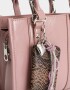 City Cartera City Con Charm - Rosa Viejo