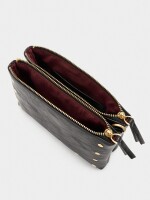 Bolso Bandolera Con Tachuelas negro