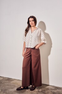 Blusa Lunares Nacar