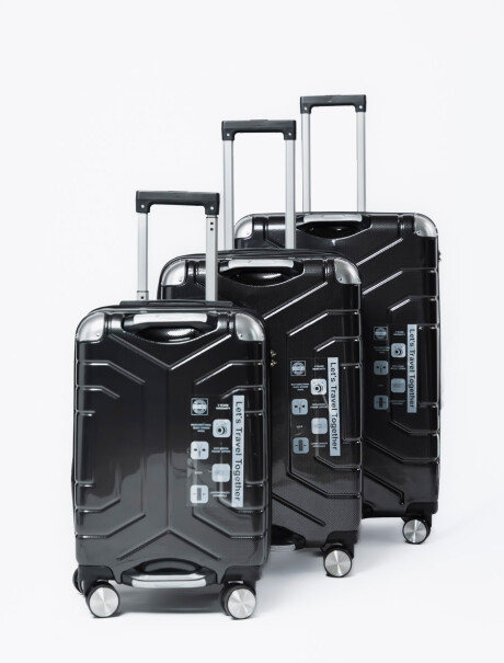 Valija Nomade Silver 20 Pulgadas Negro