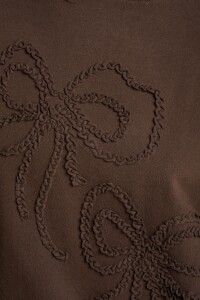 Sweater Moño Marron