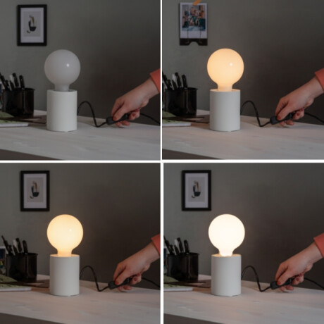 LAMPARA LED G80 GLASS 4 NIEVELES 8W Lámpara LED G80 Glass 4 niveles Dimerizable 8W 2700K