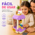 Máquina Infantil Grúa Agarra Juguetes Peluches Con Sonido Variante Color Violeta