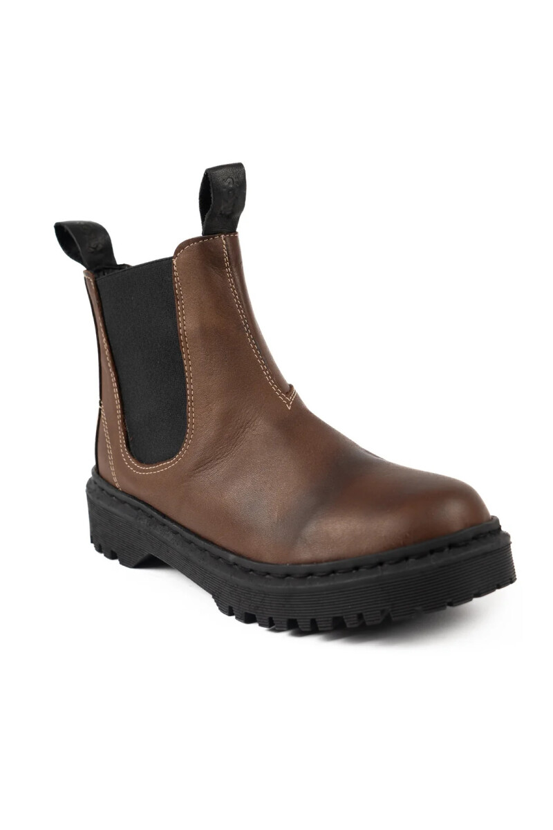 Bota Línea KIKOS modelo Jagger Cuero Chocolate