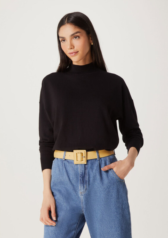 BLUSAO FEMENINO ADULTO (SWEATER) ROSA CLARO