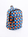 MOCHILA CUADROS MULTICOLOR