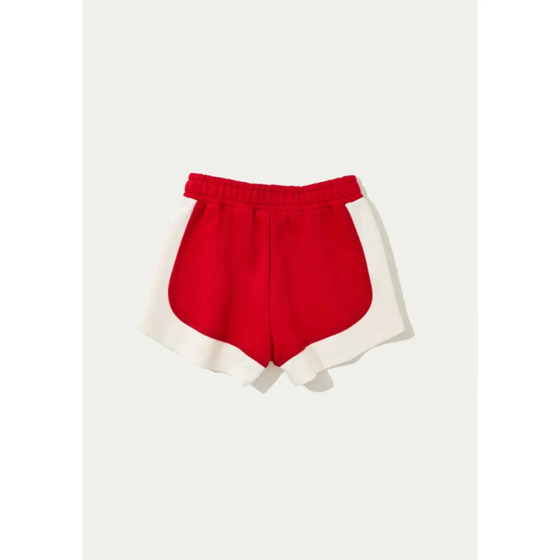 SHORTS FEM VERMELHO ESCURO