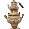 Samovar labrado negro Blanco