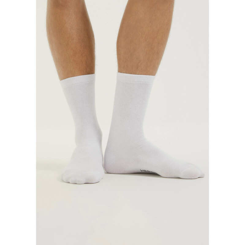 KIT 2 MEIAS UNISSEX BRANCO