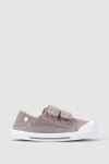 Zapatilla dos velcros Canvas V Topo Gris
