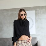 BLUSA ZARA NEGRO