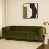 SOFA LUNA Verde - 3 CUERPOS