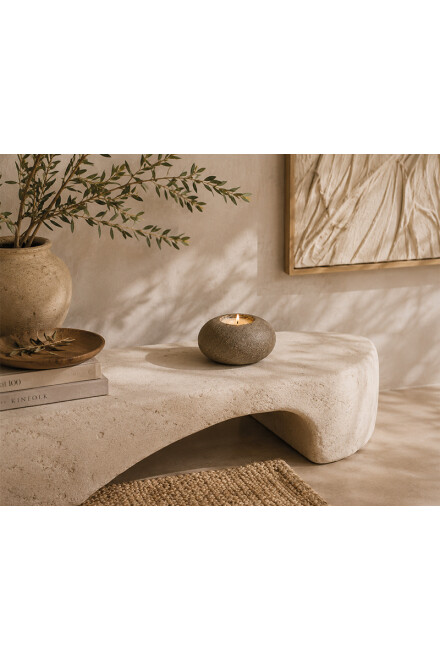 VELAS Y CANDELABROS CANDELABRO STONE 15X13X8H CM