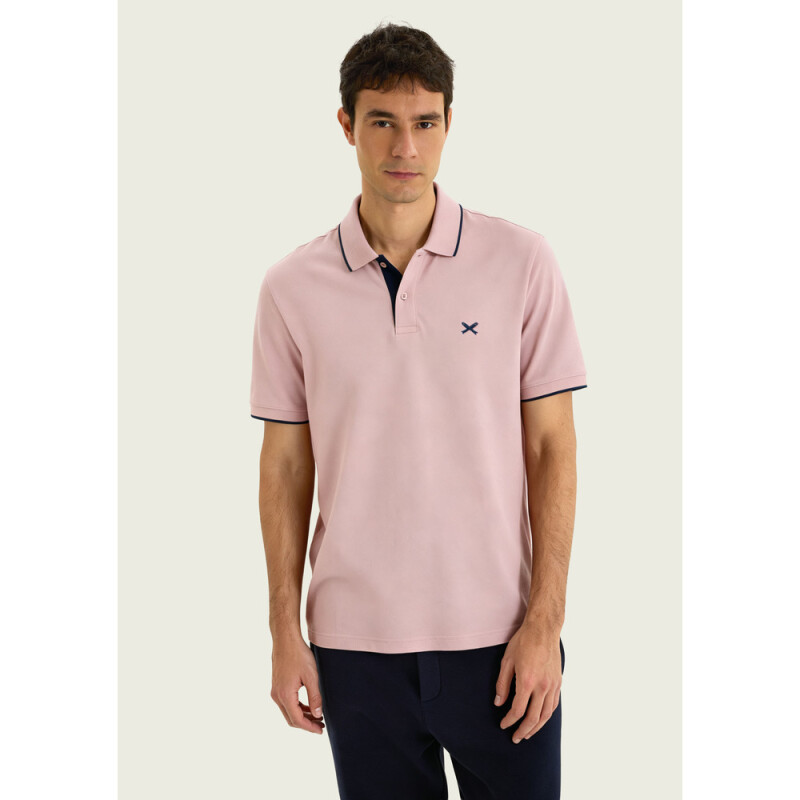 CAMISA POLO MM MASC AZUL MEDIO