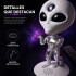 Lámpara Proyector Estrellas Alien Bluetooth Remoto 360 Blanco