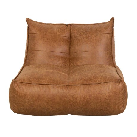 SOFÁ MODULAR SIMIL-CUERO MARRON ALICE CAMEL