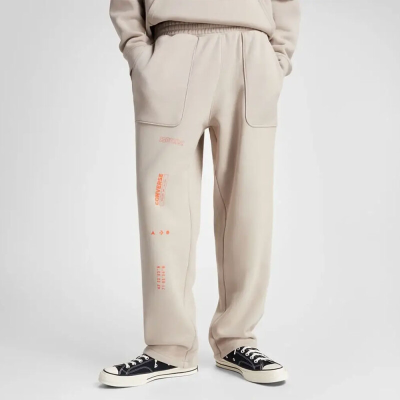WORDMARK FIT GRAPHIC PANT PAPYRUS PAPYRUS