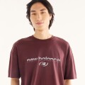 Remera New Balance de Hombre - Trackside - MT6279IZYLR BORDEAUX