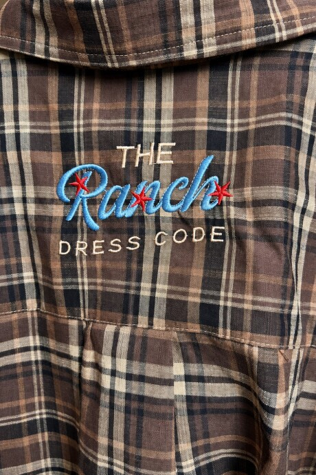 The Ranch Shirt Chocolate / Negro