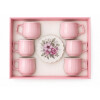 Juego de Té de Cerámica Pastel Rosa