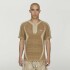 Remera Adidas CLOT Knit Jersey by Edison Chen Beige