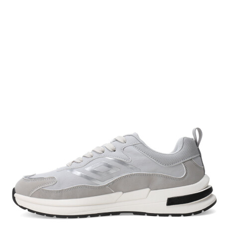 Championes de Hombre Umbro Refine Gris - Blanco
