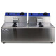 Fritador Eléctrico 6+6 lts 2 Canastos 2 Cubas | Kuma HEF-66 Fritador Eléctrico 6+6 lts 2 Canastos 2 Cubas | Kuma HEF-66