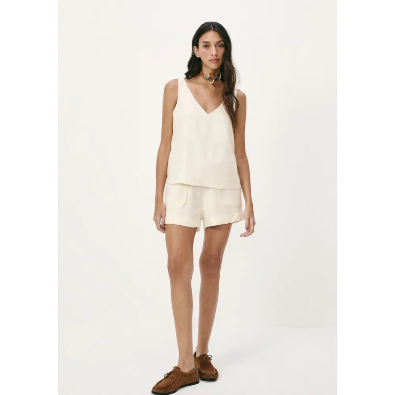 BLUSA SM FEM AMARELO CLARO