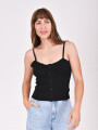 MUSCULOSA ROSAS NEGRO