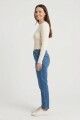 Sweater tejido rib escote a la base CRUDO