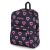 Mochila Cross Town - Unisex Happy Hearts Black