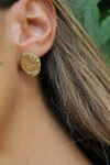 Escudo Earrings Dorado