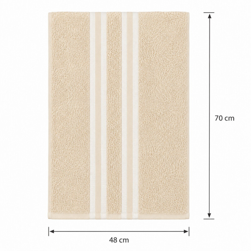 Toalla de Mano de Algodón 48x70cm Lady Crema