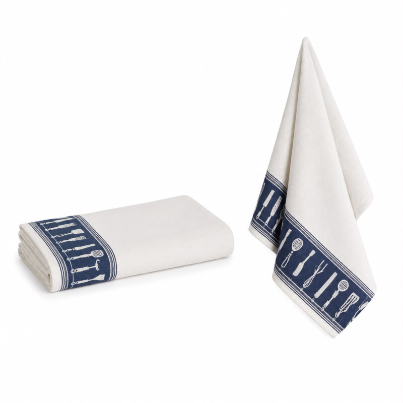 Repasador de Algodón Karsten 46x65cm Azul