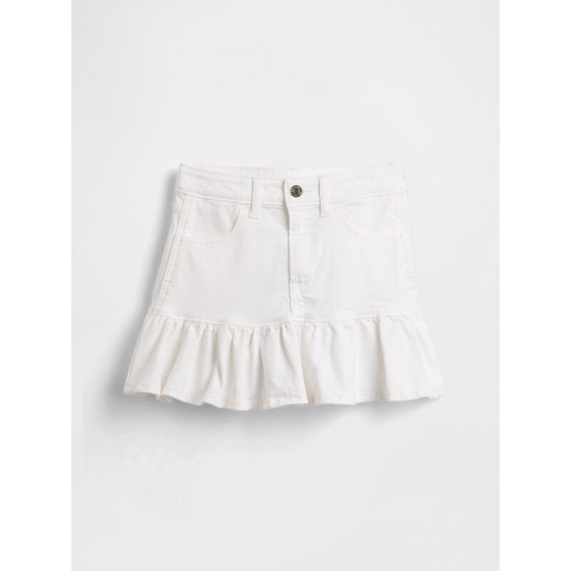 5PKT RFFL DNM SKIRT - WHT WHITE DENIM