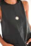 Sun Suede Dress Negro