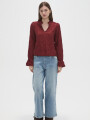 Blusa Oryval Bordeaux