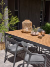 Mesa de jardín SIRDAL A91xL211 madera dura Mesa de jardín SIRDAL A91xL211 madera dura