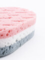 ESPONJA DE BAÑO 3 COLORES ROSADO