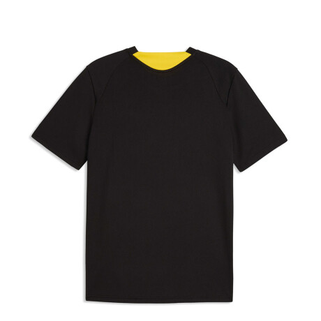 Remera de Hombre Puma Cap Tr.Jersey Negro - Amarillo