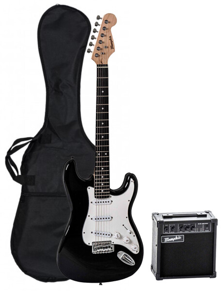 Guitarra eléctrica Freeman + amplificador 10W + accesorios Guitarra eléctrica Freeman + amplificador 10W + accesorios