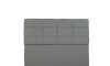 Respaldo Queen Madera y Tela - London 160 Gris
