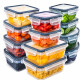 Juego De 12 Tarros Recipientes Marca Youhome Tapper Contenedores Organizadores Herméticos Cocina Plásticos Con Tapa Apilables Juego De 12 Tarros Recipientes Marca Youhome Tapper Contenedores Organizadores Herméticos Cocina Plásticos Con Tapa Apilables