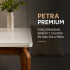 Mesa Comedor ComboHome Petra Premium 160x90 Cm Madera Vidrio Marrón 1