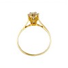 Anillo Solitario-Oro bajo-Piedra Zirconia-AN8095 conpiedra