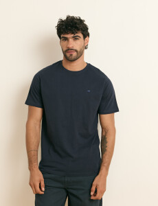520658 T-SHIRT HARRINGTON LABEL Azul Oscuro