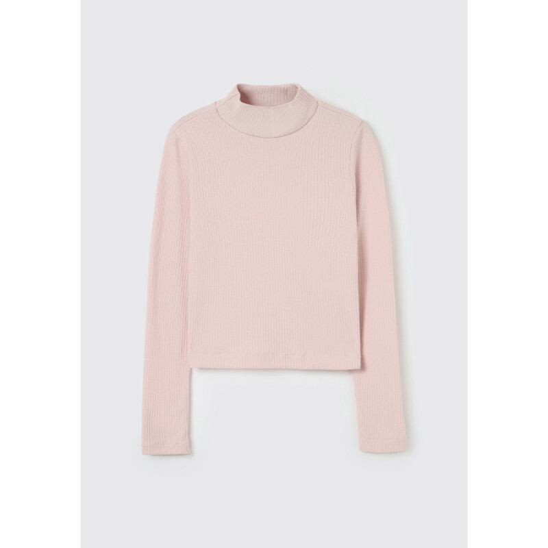 BLUSA ML FEM ROSA CLARO